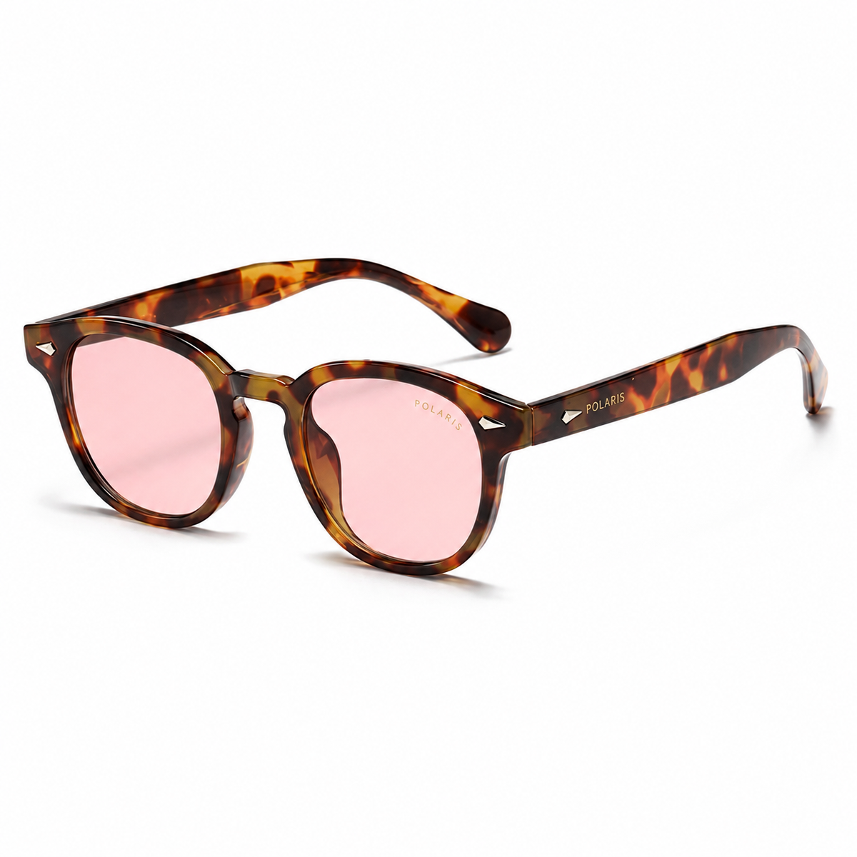 POSITANO C19 – Havana Miele Tartarugato, Lenti Rosa Chiaro