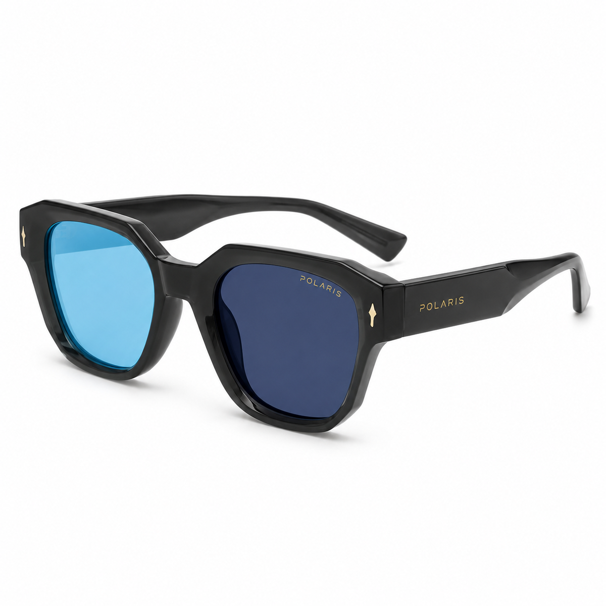 SANREMO C5-X – Nero Fumé Traslucido, Lenti Blu