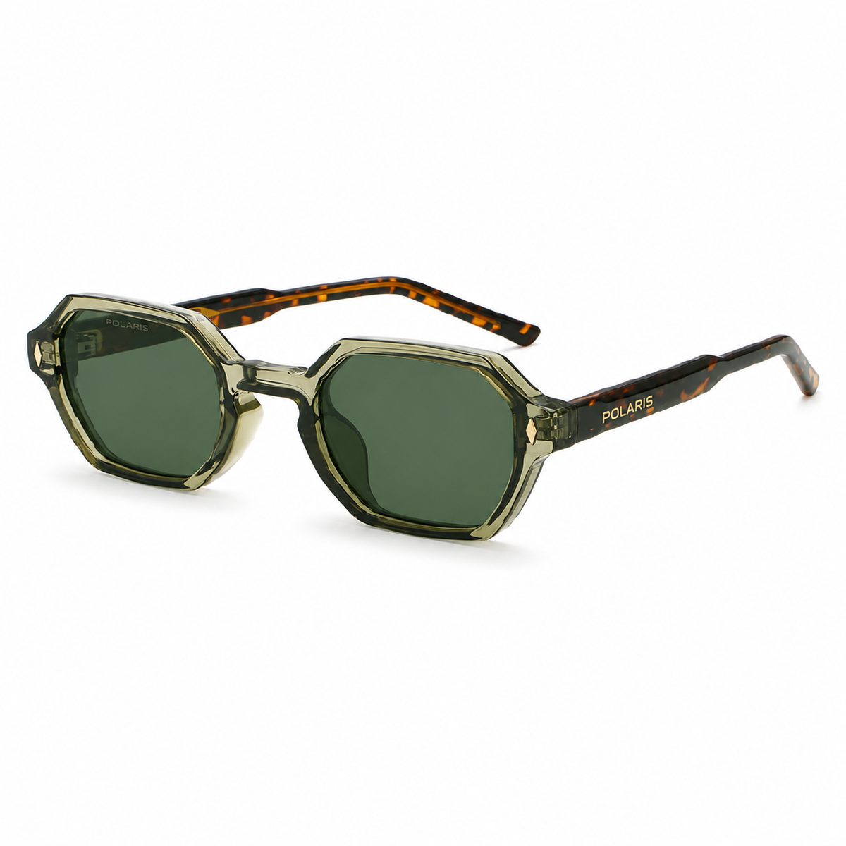 AMALFI C6 – Verde Oliva Trasparente, Lenti Verde Scuro