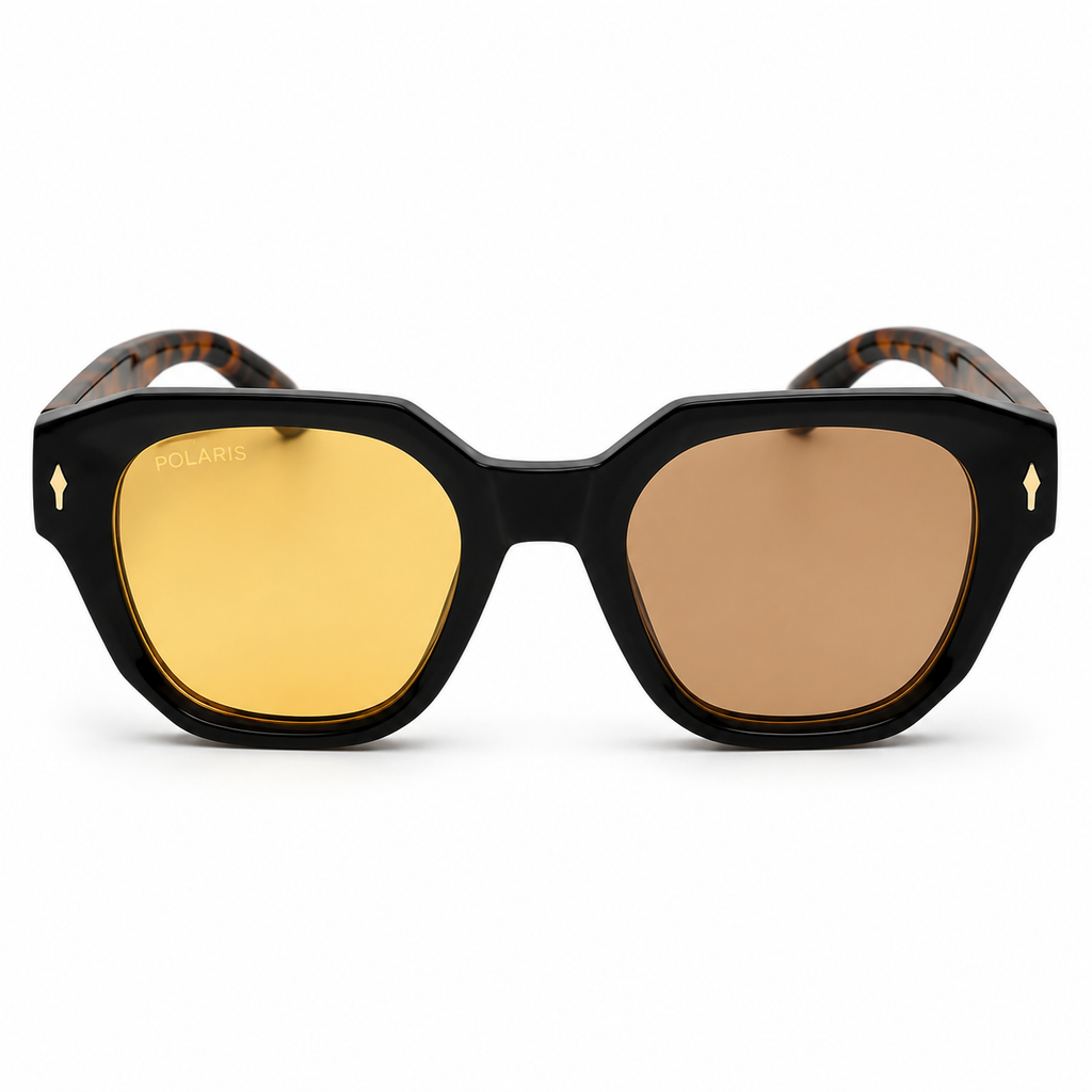 SANREMO C4-X – Nero Havana con Interno Havana, Lenti Ambra