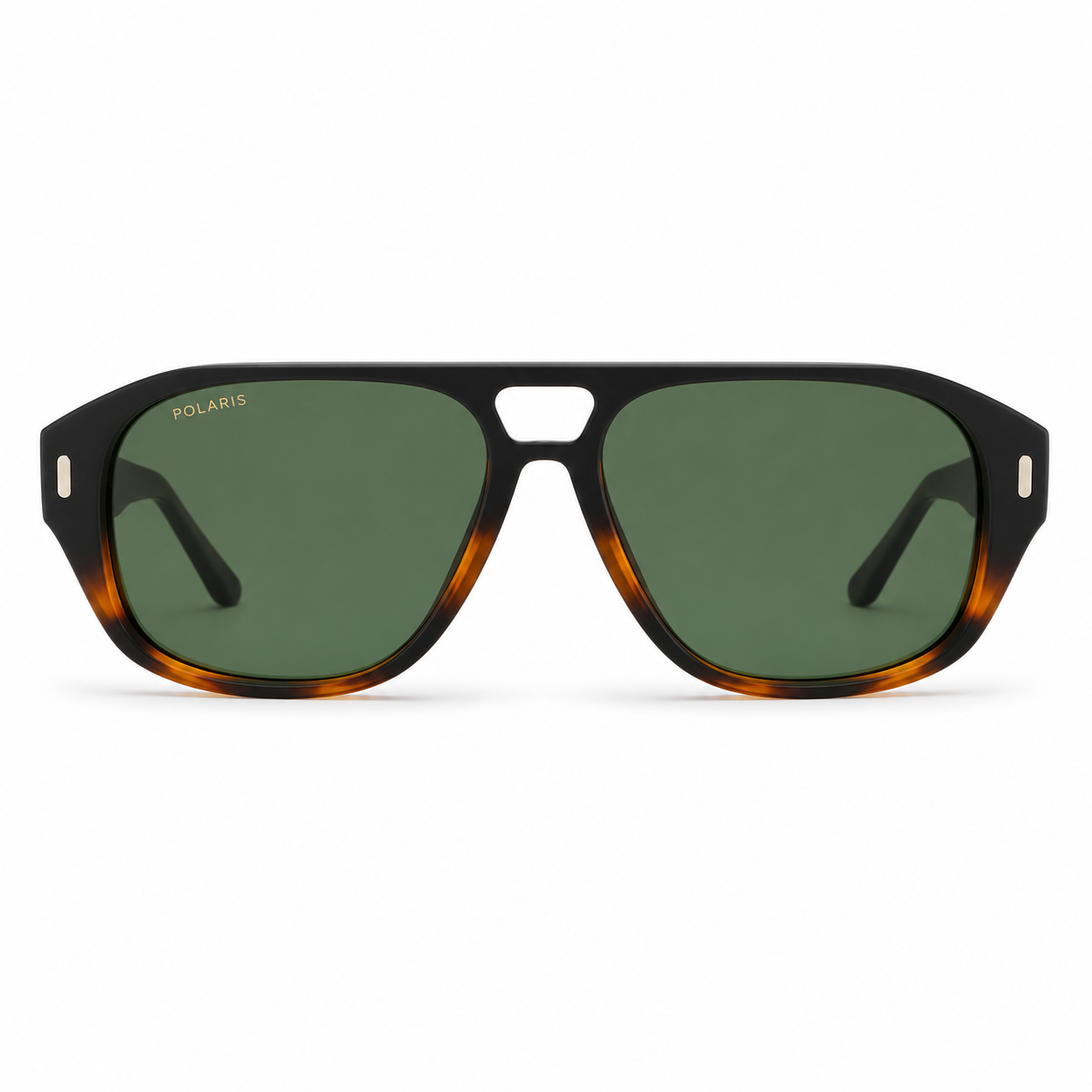 MILANO C4 – Nero Fumé con Sfumature Havana, Lenti Verde Scuro
