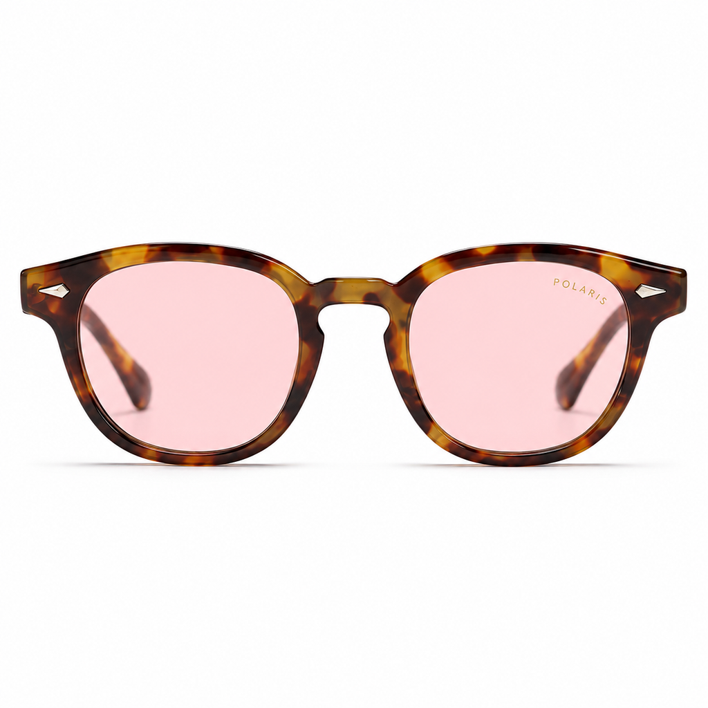 POSITANO C19 – Havana Miele Tartarugato, Lenti Rosa Chiaro