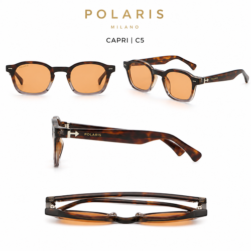 CAPRI C5 – Havana Miele Crystal, Lenti Arancio Ambrato