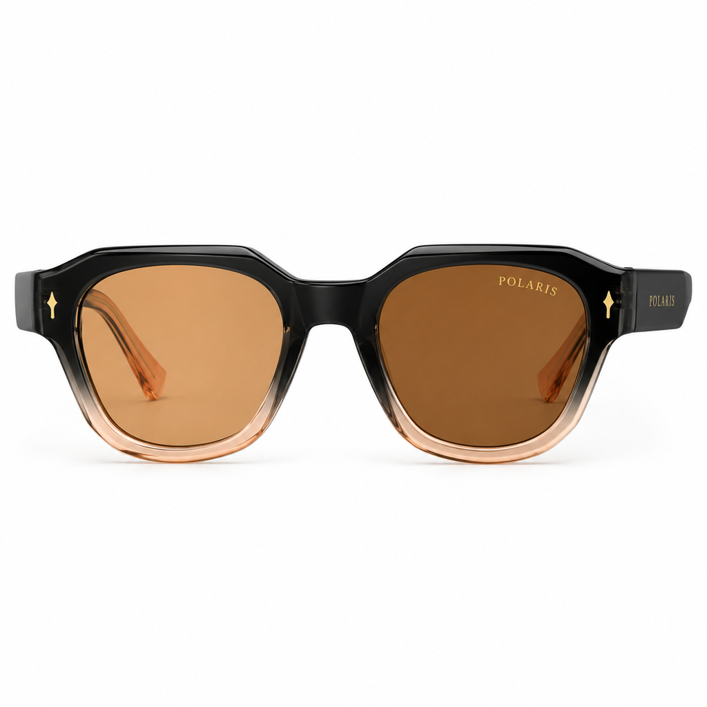 SANREMO C2-X – Nero Champagne, Lenti Marrone Ambrato