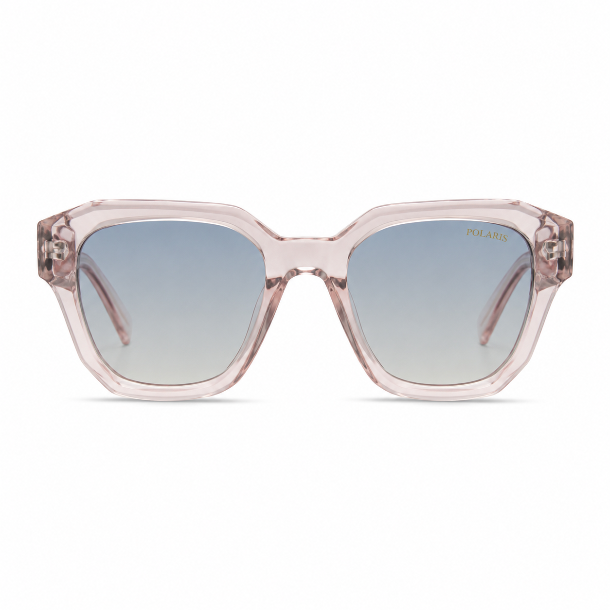 SANREMO C5 – Rosa Cristallo Trasparente, Lenti Azzurro Grigio Sfumato