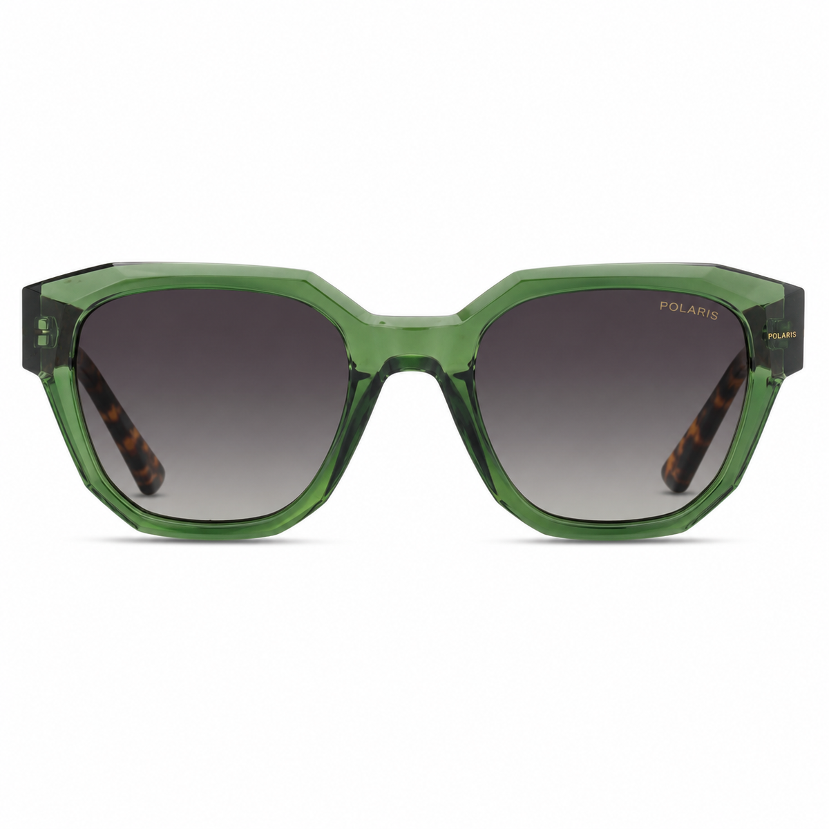 SANREMO C37 – Verde Smeraldo, Lenti Grigio Sfumato con Aste Havana
