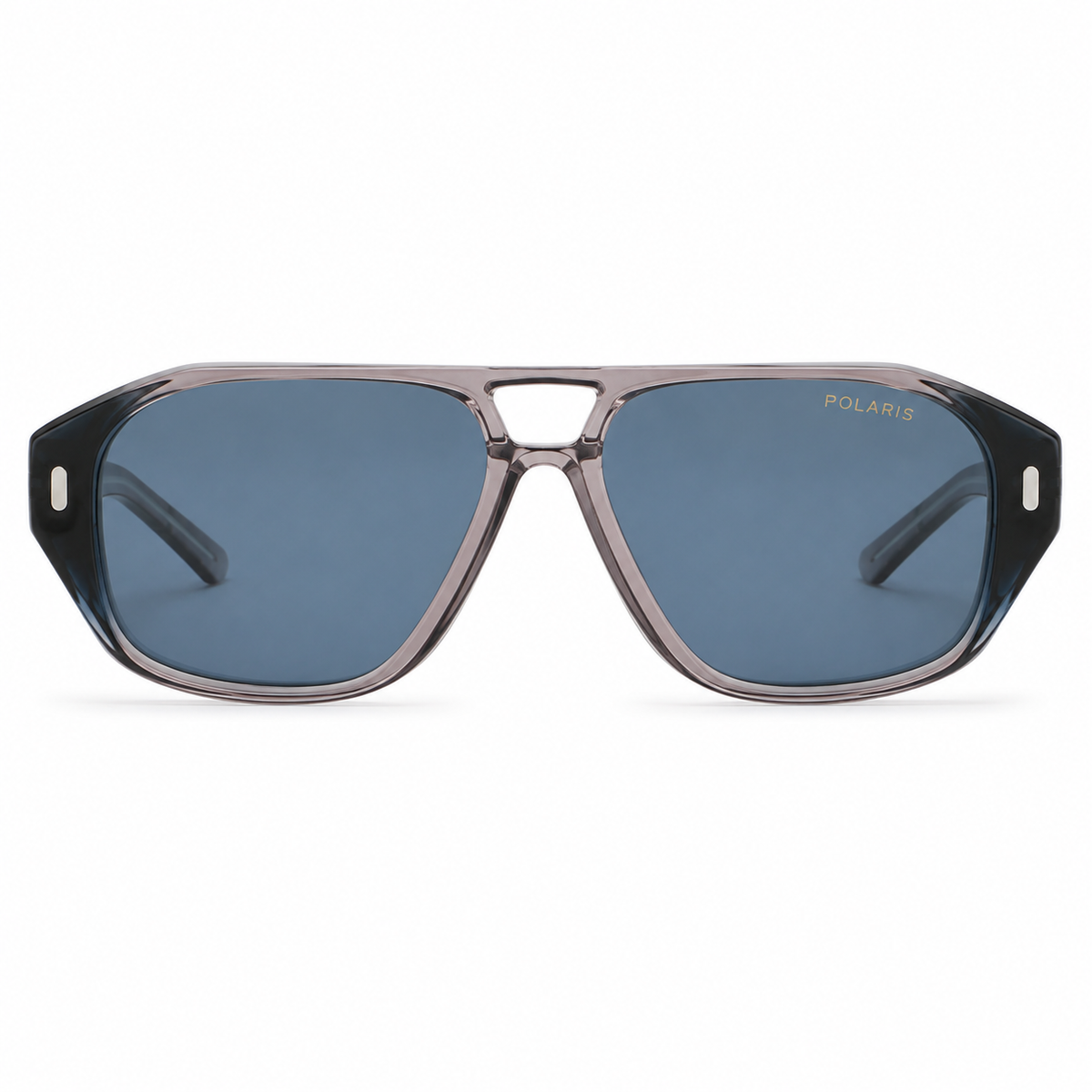 MILANO C5 – Grigio Fumé Trasparente, Lenti Blu-Azzurro Sfumate