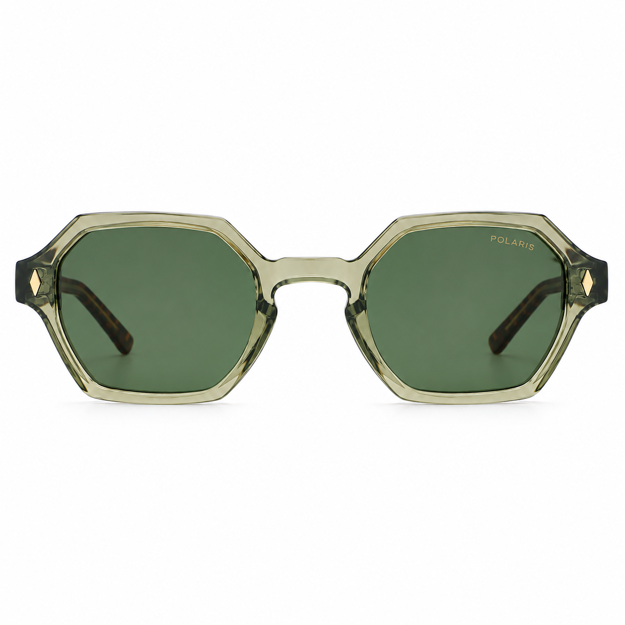 AMALFI C6 – Verde Oliva Trasparente, Lenti Verde Scuro
