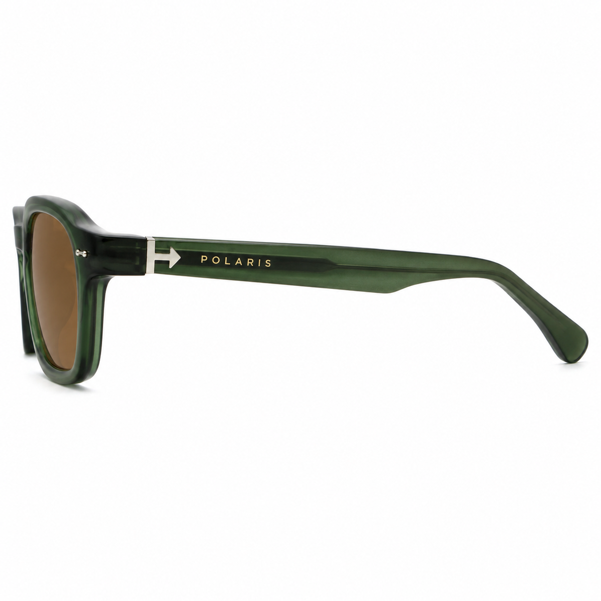 CAPRI C6 – Verde Trasparente, Lenti Marrone Ambrato