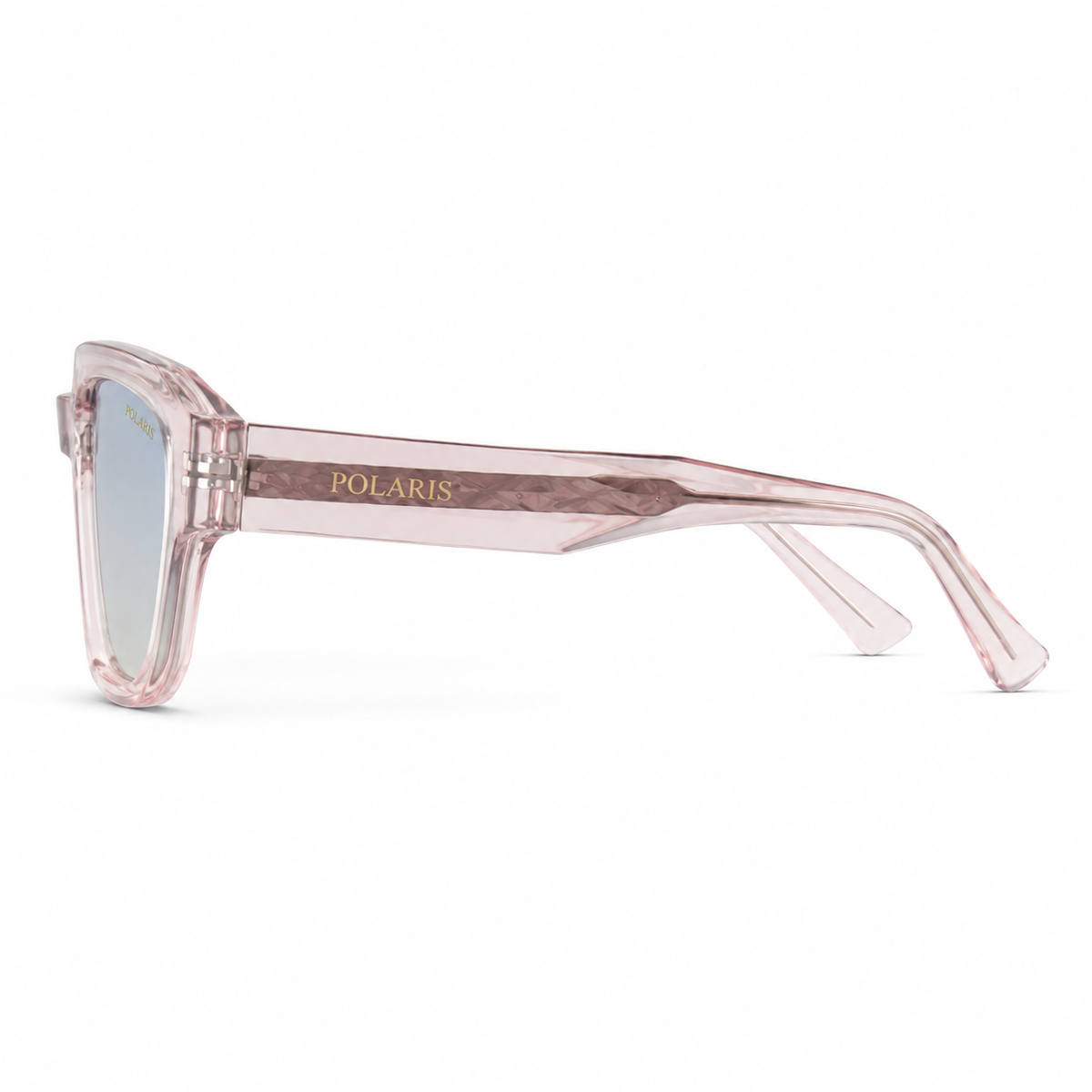 SANREMO C5 – Rosa Cristallo Trasparente, Lenti Azzurro Grigio Sfumato