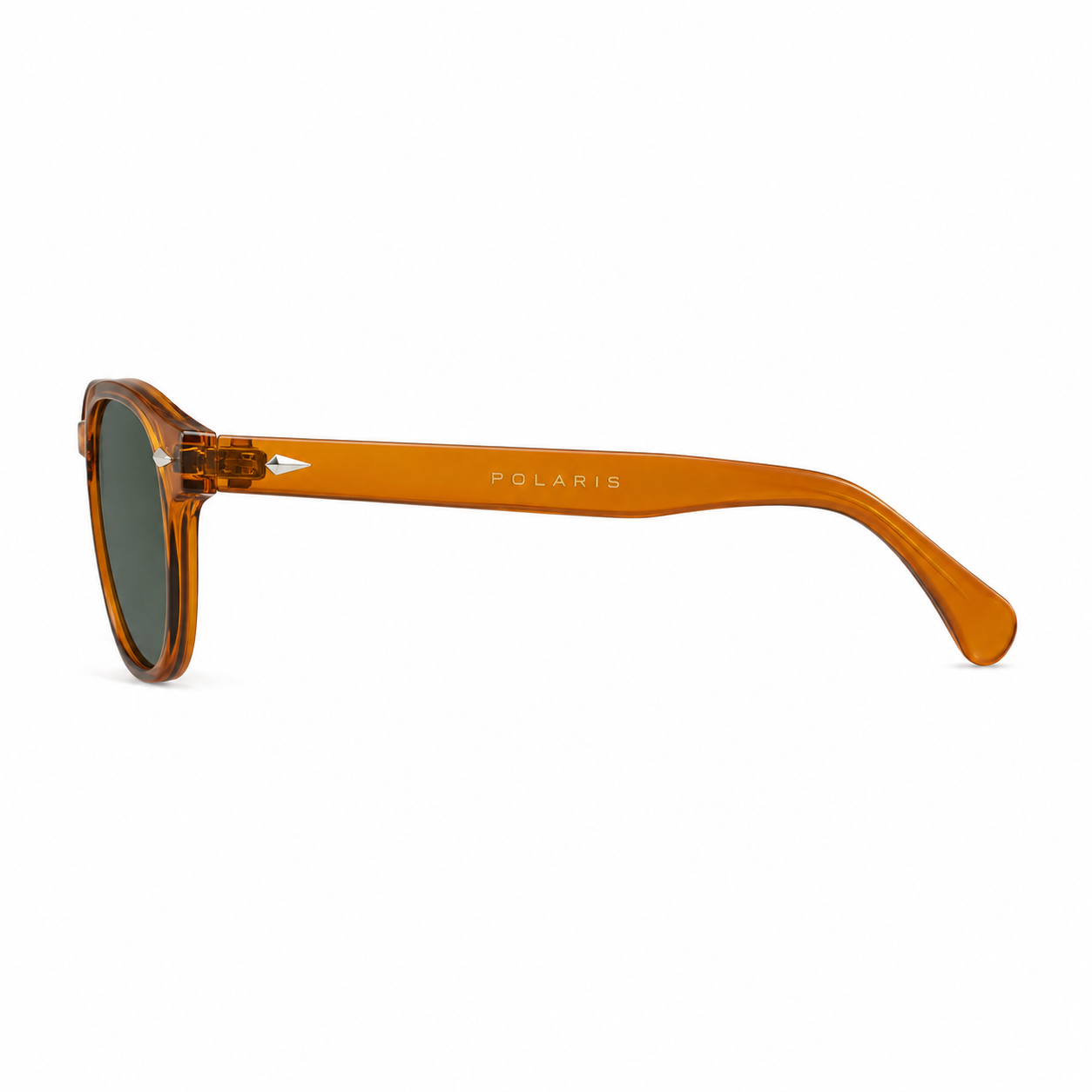 POSITANO C13 – Arancio Ambra Trasparente, Lenti Verde Scuro