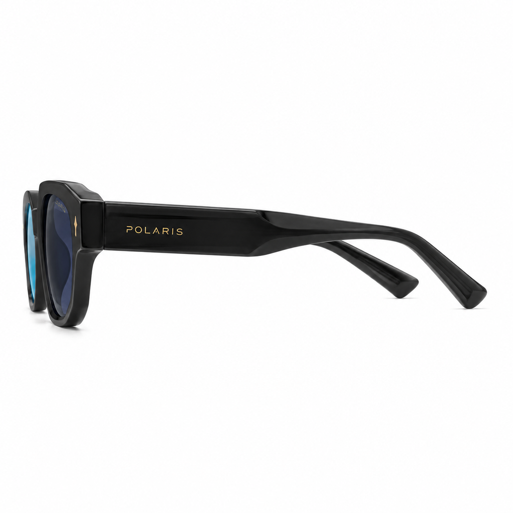 SANREMO C5-X – Nero Fumé Traslucido, Lenti Blu