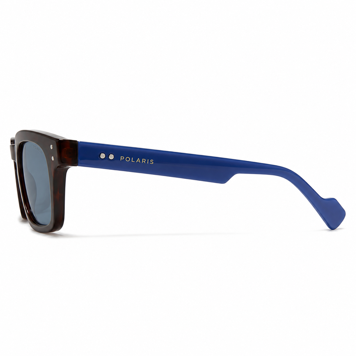 TROPEA C1 – Havana Scuro, Lenti Blu Fumo con Aste Blu Elettrico