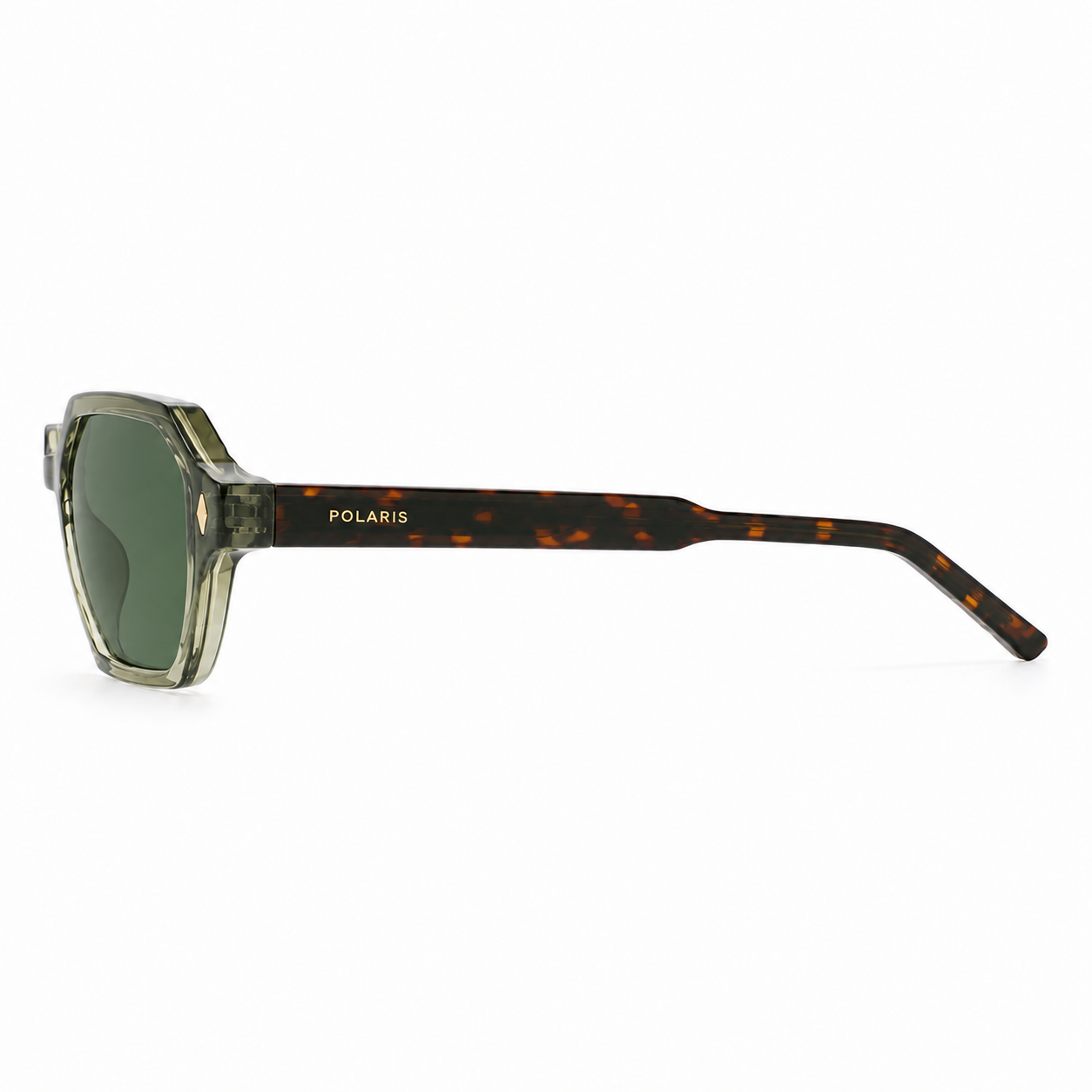 AMALFI C6 – Verde Oliva Trasparente, Lenti Verde Scuro