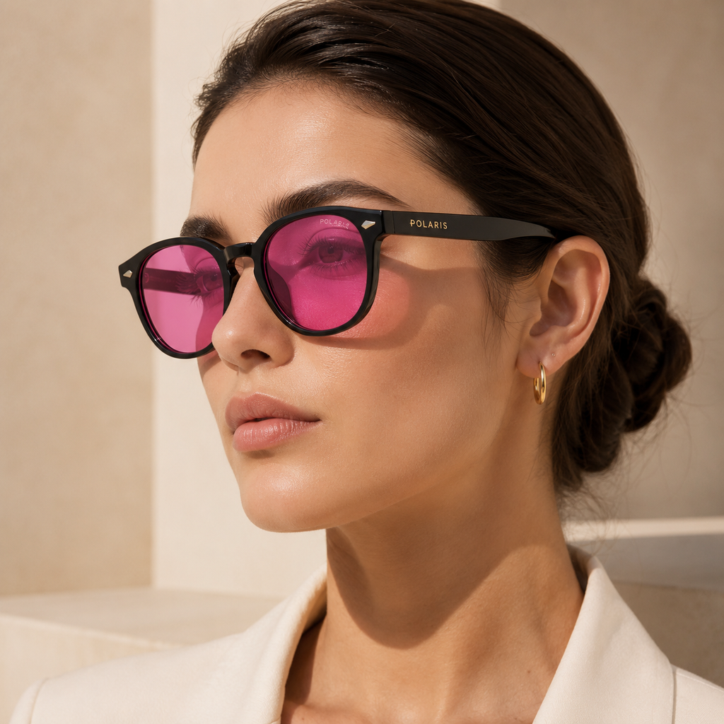 POSITANO C28 – Neri, Lenti Fucsia Rosa