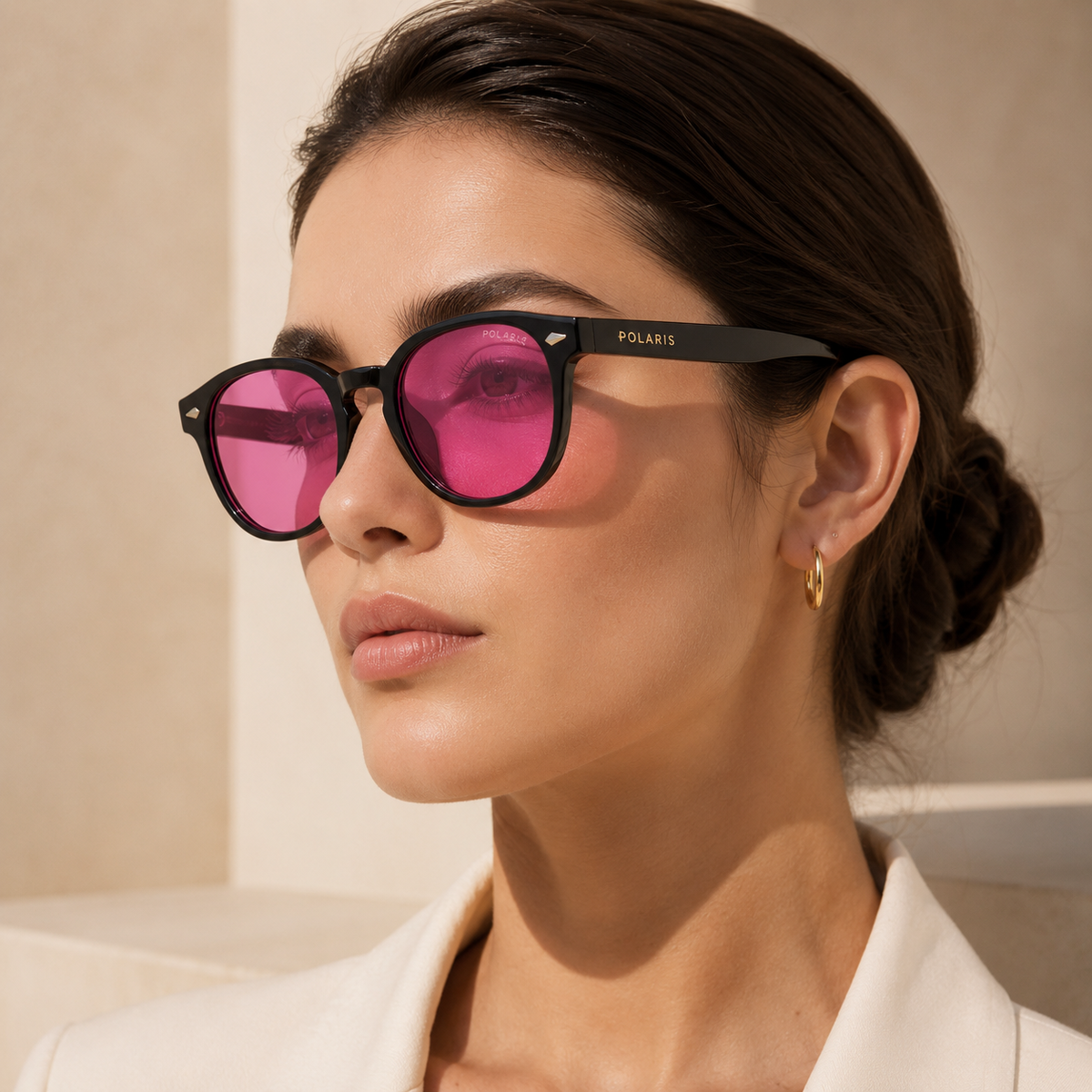 POSITANO C28 – Neri, Lenti Fucsia Rosa