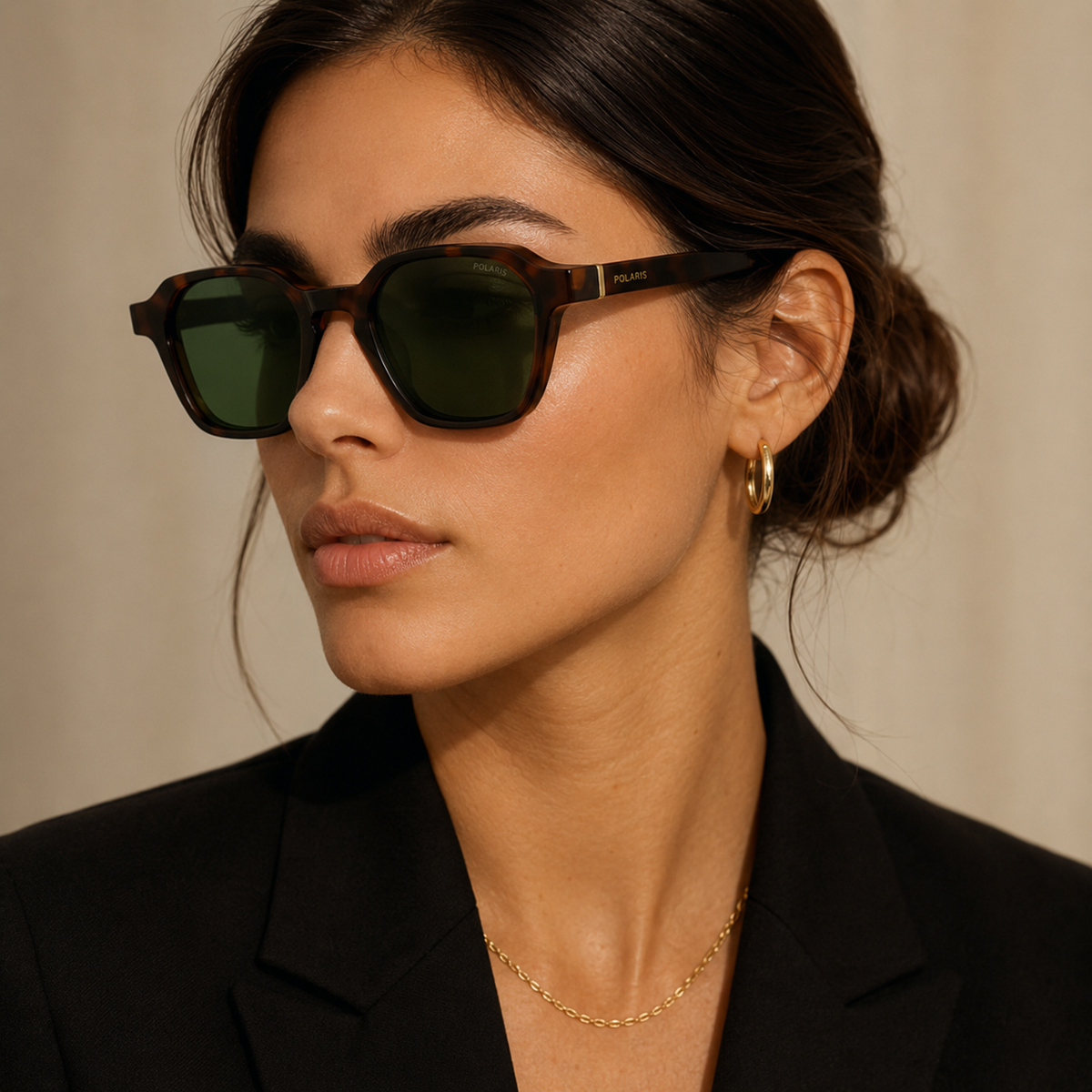 PORTOFINO C4 – Havana Scuro Tartarugato, Lenti Verde Scuro