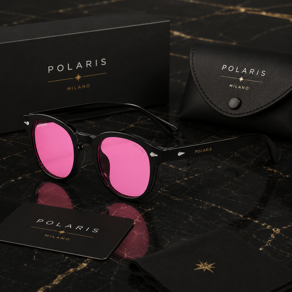 POSITANO C28 – Neri, Lenti Fucsia Rosa