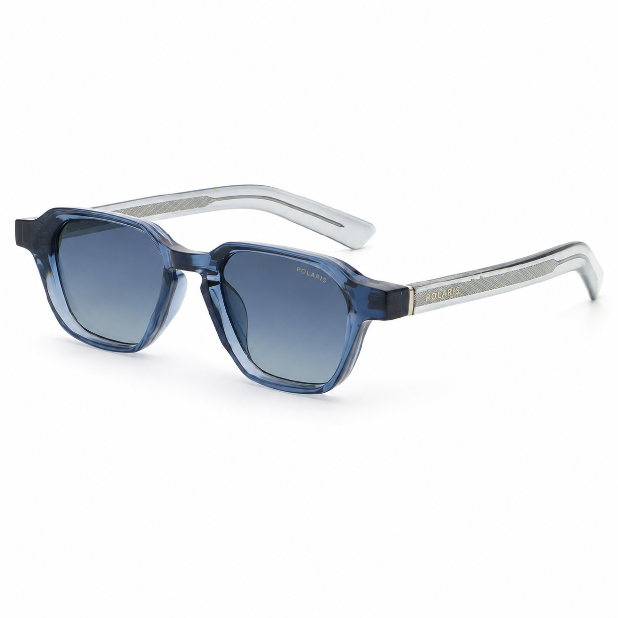 PORTOFINO C5 – Blu Trasparente, Lenti Azzurro-Grigio Sfumate
