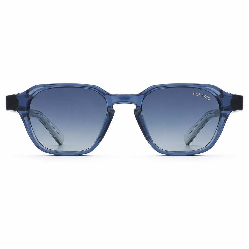 PORTOFINO C5 – Blu Trasparente, Lenti Azzurro-Grigio Sfumate
